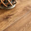 Table basse moderne en panneau de fibres à densité moyenne avec motif en bois - 39,37 x 23,62 x 11,81 pouces