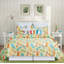Sunny Splash Cotton Reversible Quilt Set-1016196190