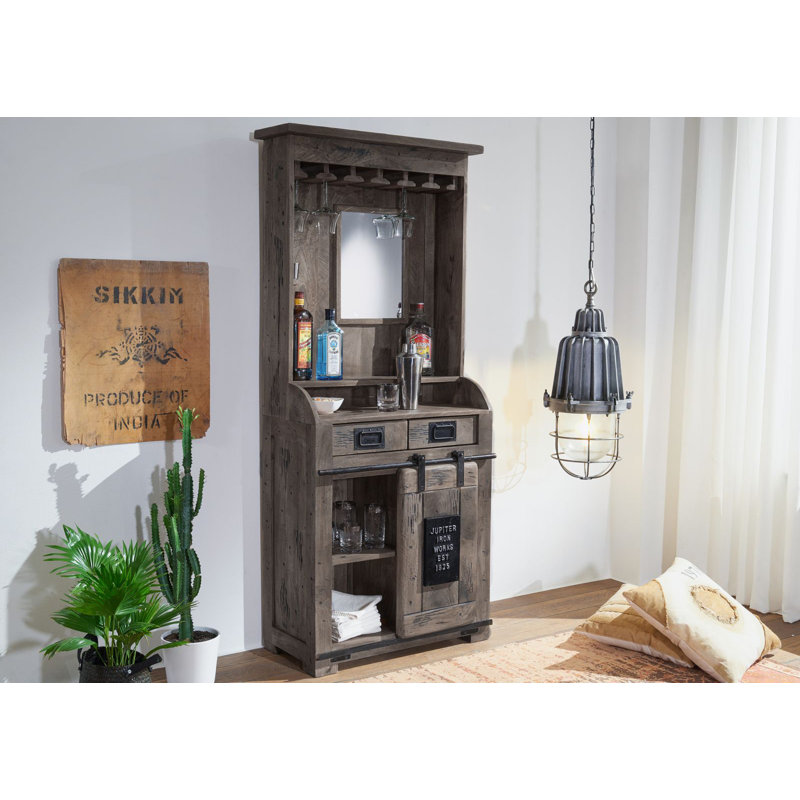 Railway 75cm Bar Cabinet