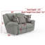 Causeuse inclinable électrique Trifecta-1351461457