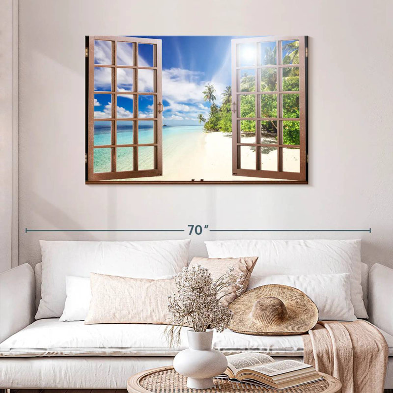 Gillard Faux Window, 30" H x 45" W