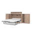 Lit armoire Pur avec matelas et armoires de rangement-89000484-89000491