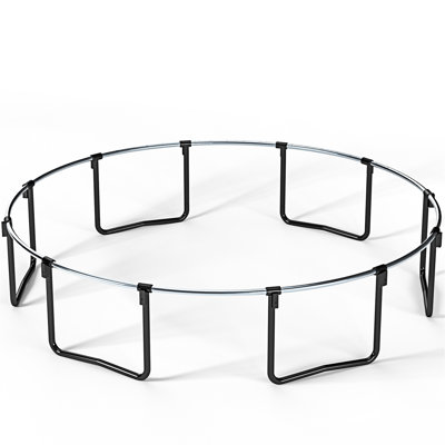Trampoline 16 pi - Noir et rouge