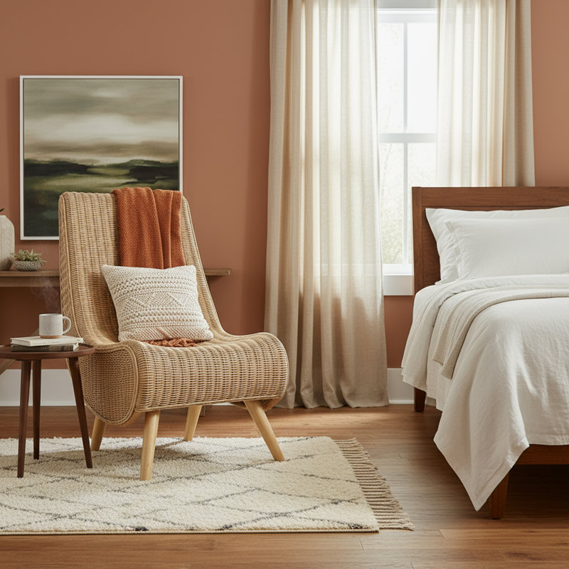 Clarkesville Wicker Lounge Chair