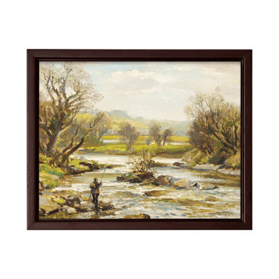 Man Crossing River