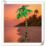 Solar Gorgeous Palm Tree Artificial Lighted Palm Tree, 56LED Lights, Decoration For Office, Home, Party, Christmas, Nativity, Outside Patio