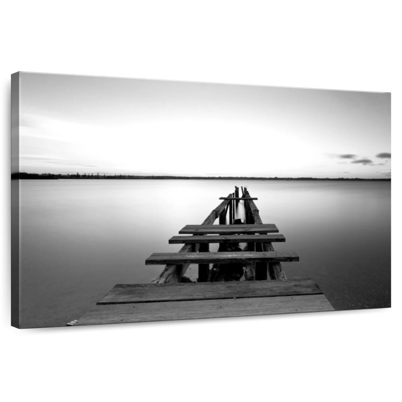 Old pier Aletra, H 16 po x l 24 po