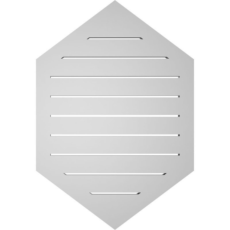 Pente verticale verticale en uréthane 9 pi, H 32 po x l 22 po x P 1,5 po
