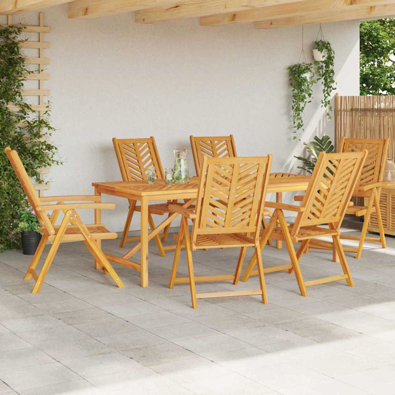 6 - Person Patio Dining Set Rectangular Table