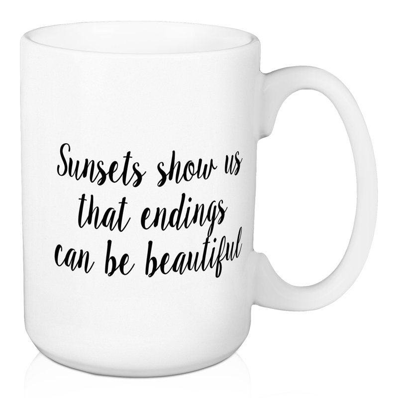 Sunsets montre que les terminateurs peuvent être de magnifiques grandes tasse à café Quedgeley
