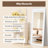 Wooden-Framed Full-Length Mirror, Moisture-Resistant-10750728