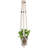 Ceyara Handmade Wood Hanging Planter