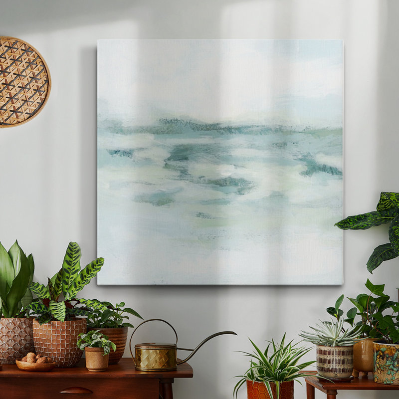 Toile tendue avec châssis Graceful Coast II-Premium - prête à être accrochée
