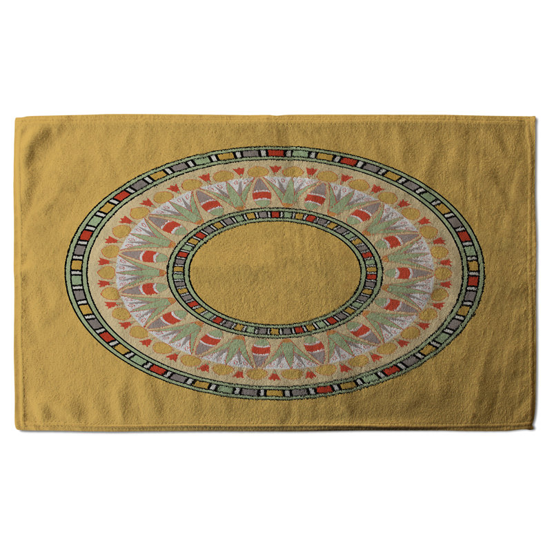 Cotton Waffle Kitchen Towel, Orange