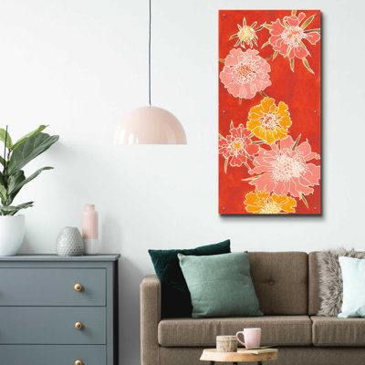 'Cloisonne Beauty I' by Shirley Novak, Acrylic Glass Wall Art