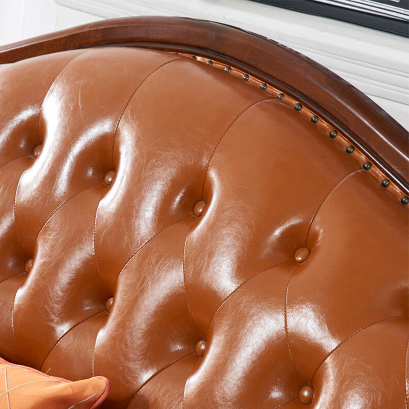 Canapé en cuir véritable European Cowhide