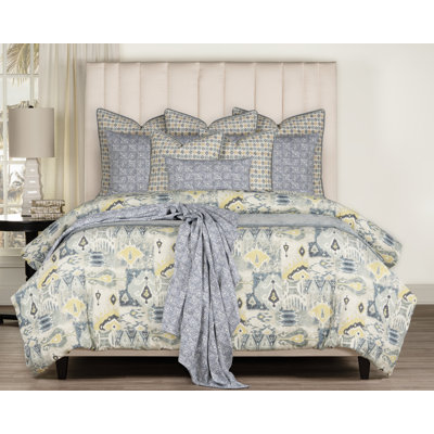 Magnolia Home Fashions Jambi Tide 100% Cotton Luxury Duvet Cover and Insert Set