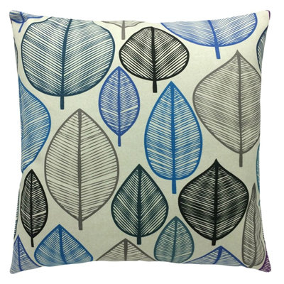 Blue Leaves Cushion