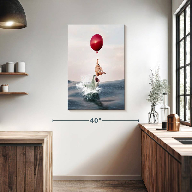 Sireci Sumo Shark Escape, 39" H x 26" W