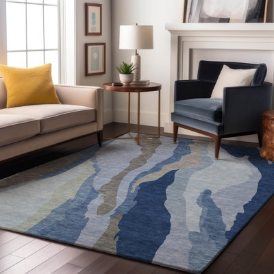 Premium Machine Washable Cossette AMF1047 Waves Rug