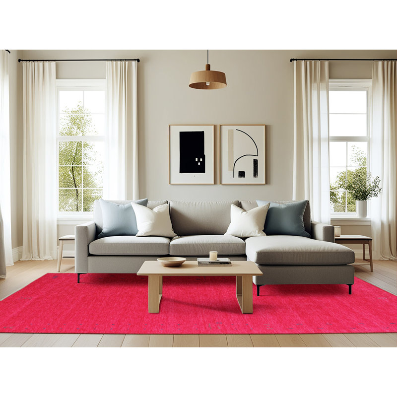 Tapis rouge/noir, Rectangle 6 pi x 9 pi