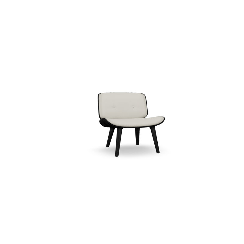 Nut Lounge Chair, Sage, Black Stained Oak