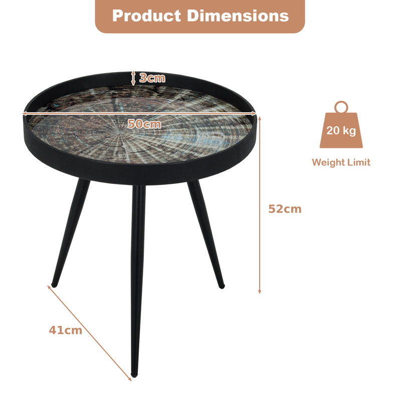 Tray Top End Table