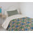 Morrocan Eclectic Polyester Ikat Coverlet-41889533-105475220
