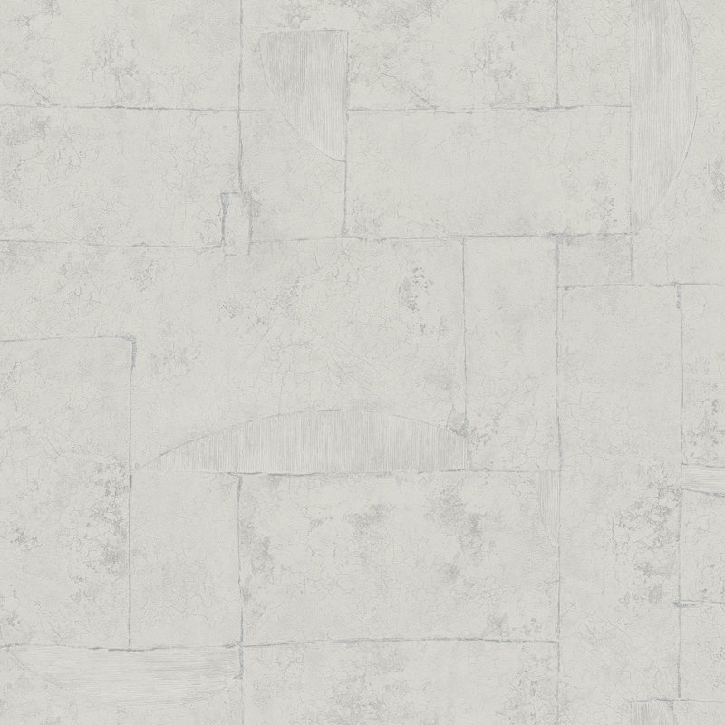 Air Collection Graphical Effect Textured Wallpaper Roll, Silver