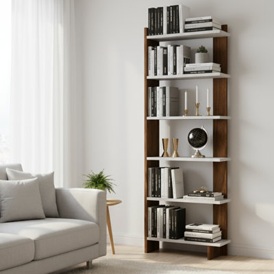 Bibliothèque géométrique H 67 "x l 18,4"