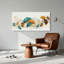 Ensemble de 1 tableau sur toile à motif de feuilles de ginkgo-129279010-129279011