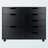 Sutton Black Multi-Storage Mobile Cabinet with 6 Drawers, 26.1'' H X 31.89" W X 15.70'' D-617376139