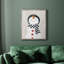 Toile encadrée festive bonhomme de neige de qualité supérieure II - prête à être accrochée-745510932-745510934