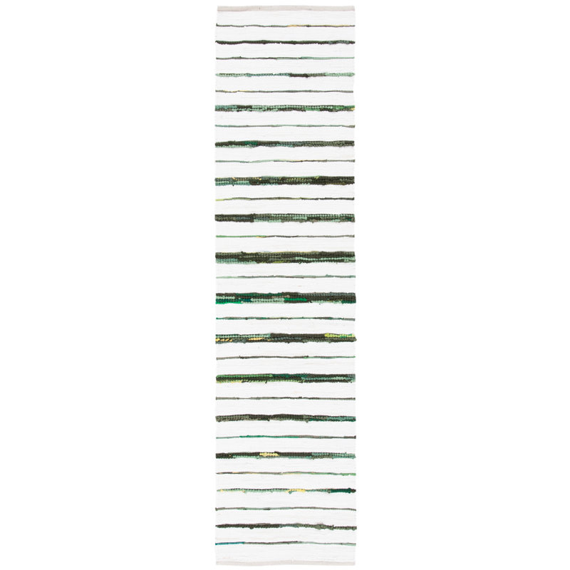 Montauk Hand Woven Performance Striped Rug, Runner 2'3" x 9'