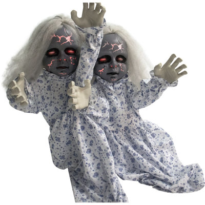Zombies Animotronic Zombie Twins Figurine
