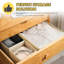 Ensemble de 6 bacs de rangement en tissu pour commode et tiroir-437949384