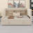 Modern Upholstered Daybed with Trundle, Storage Shelves, USB  and Outlet