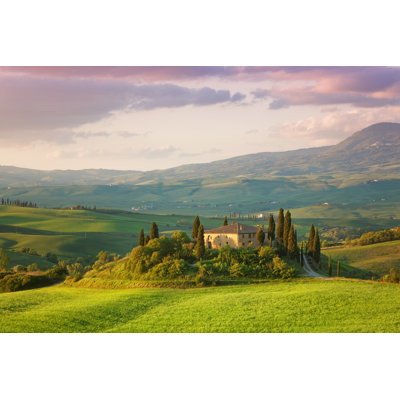 Farm in Tuscany Wall Art on Canvas