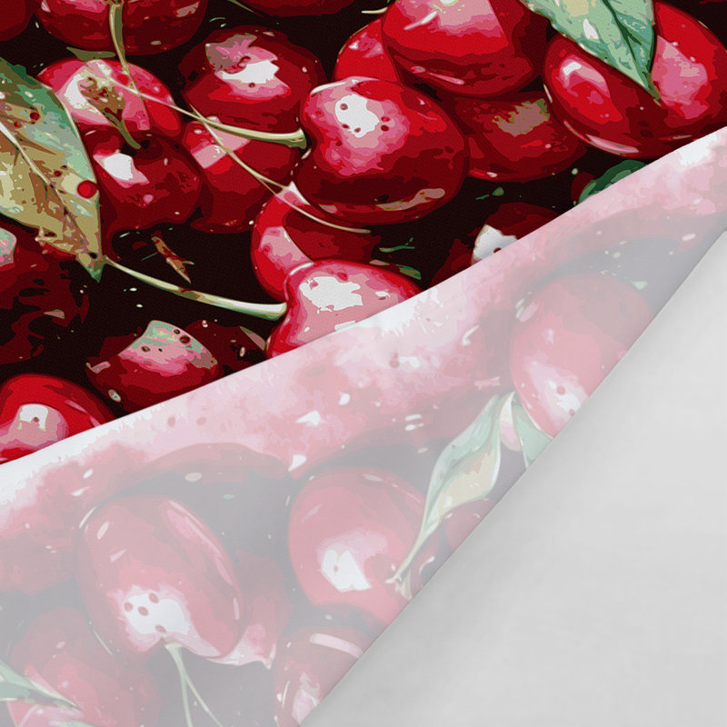 Tapisserie murale «Fruit Cherry Sweet», 68 po x 80 po