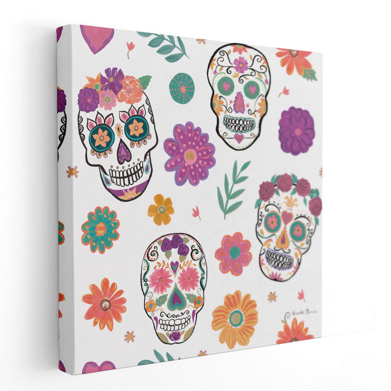 Jour des Morts - Art mural sur toile, H 16 po x l 16 po