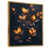 Toile avec cadre flottant or