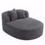 Boneless Couch Sofa, Modern Chaise Lounge Sofa Boneless Couch 51.6" Sofa Bed Compression Sofa Couch With Two Supportive Pillows-1361466797