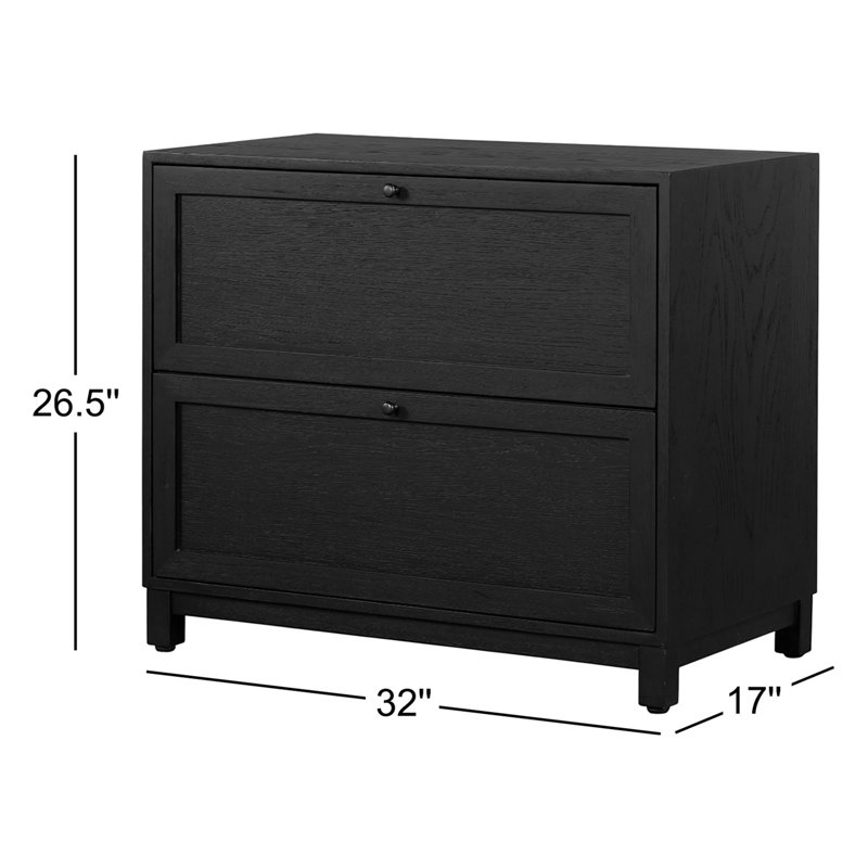Millie Nightstand - Drifted Matte Black, Drifted Matte Black