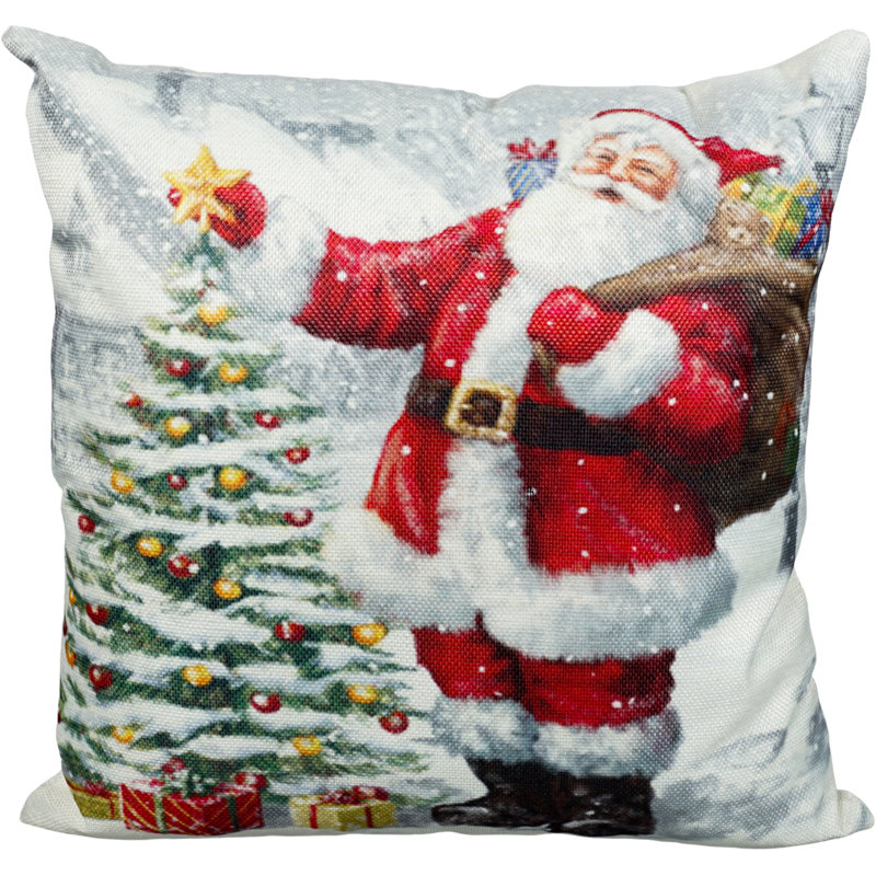 Harbine White Square Throw Cushion