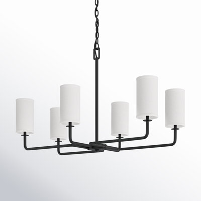 6 - Light Dimmable Chandelier