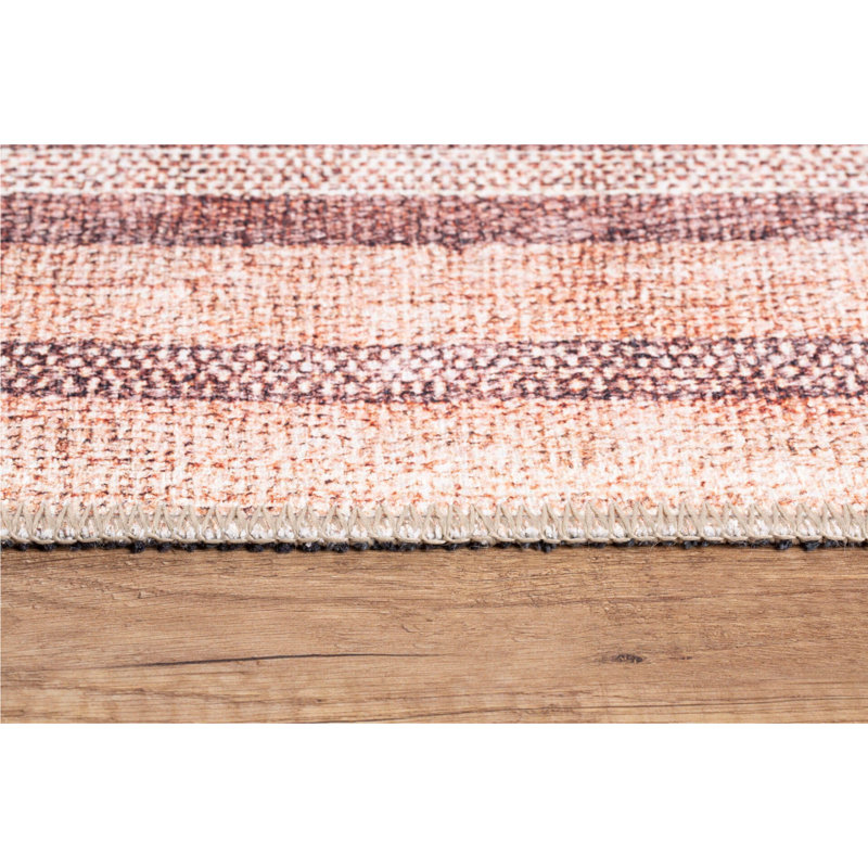 Premium Machine Washable Carpet, 4.6 x 6.2 Feet, 100% Polyester, 1850 g/m² | Pile Height: 0.2 Inches | Eco-Friendly Recycled Poly Cotton Underside | Perfect for Living Room, Bedroom, and High-Traffic Areas
