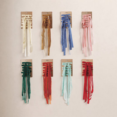 Velvet Clip-On Bow Holiday Accent Set