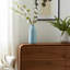 Vase de table décoratif en céramique texturée pour décoration intérieure - Vase à motif à carreaux-89110068-90624058