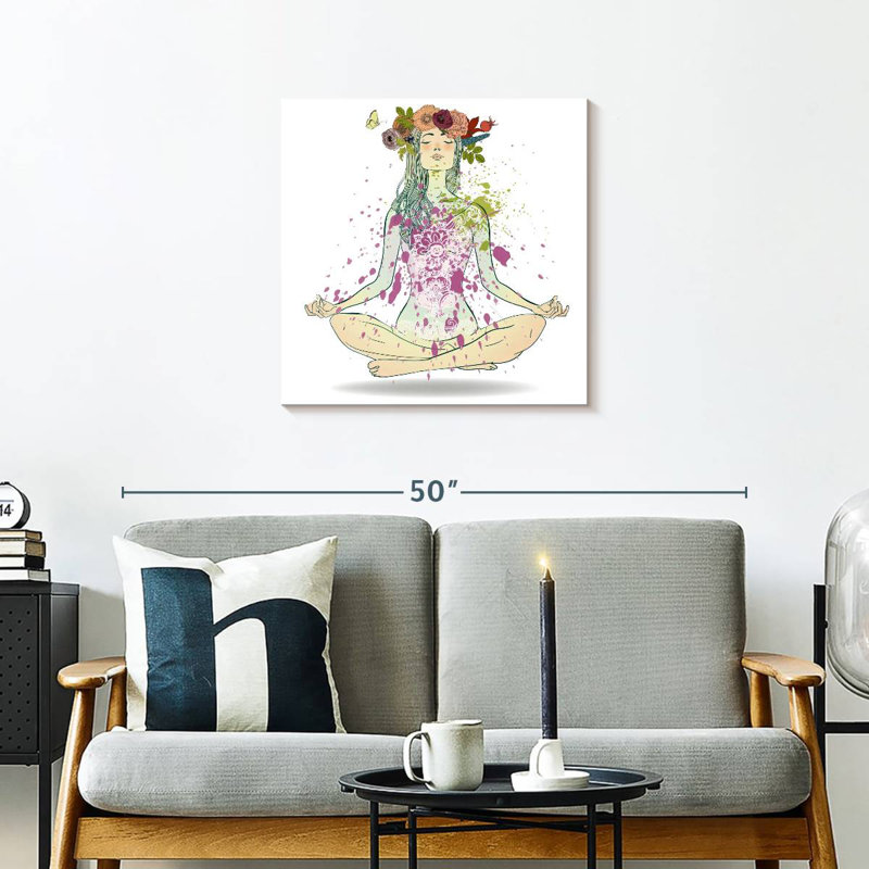 «Kerrick Floral Girl» méditant