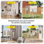 Séchoir à vêtements, support à linge pliable, deux supports à vêtements, longueur réglable (blanc)-421054271